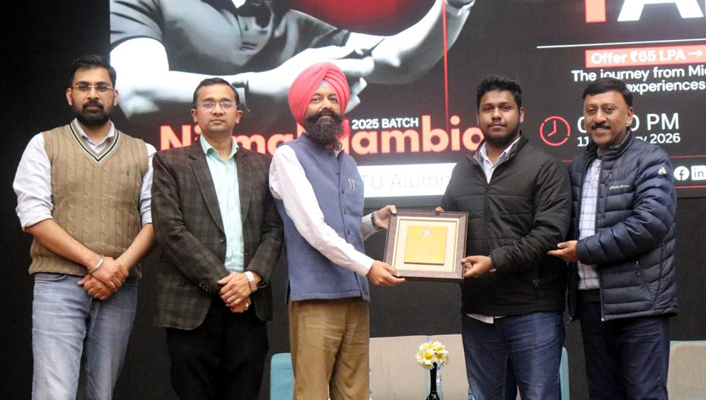 IKGPTU, Centre of Training & Placement, Alumni Talk On Innovation, Impact & Entrepreneurship