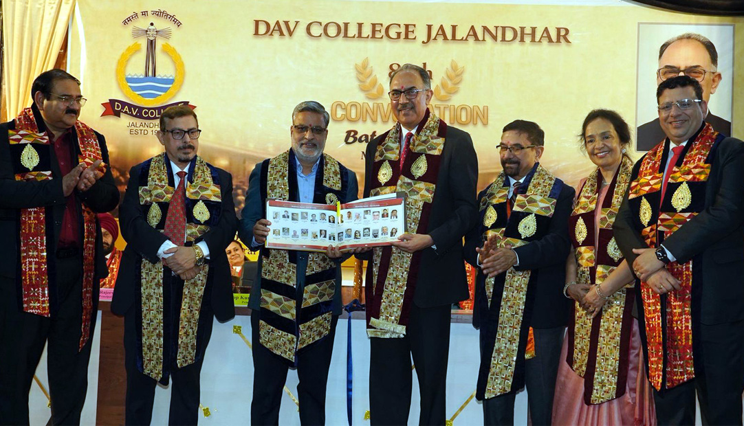 108 Years of Excellence, D.A.V. College, Jalandhar, Celebrates 88th Convocation