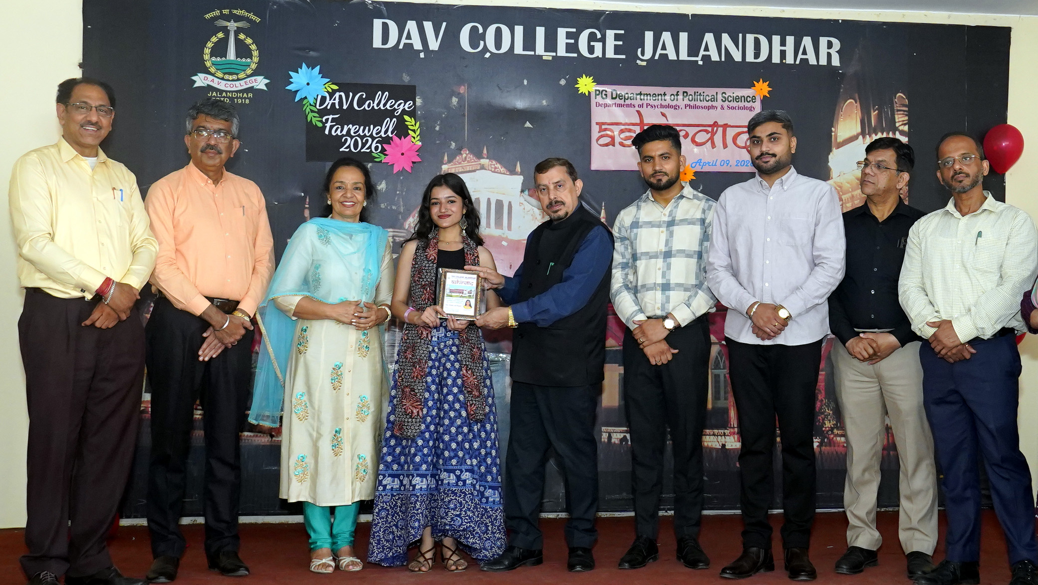 Farewell 'Aashirwad 2026' Organised for Outgoing Arts and Political Science Batch